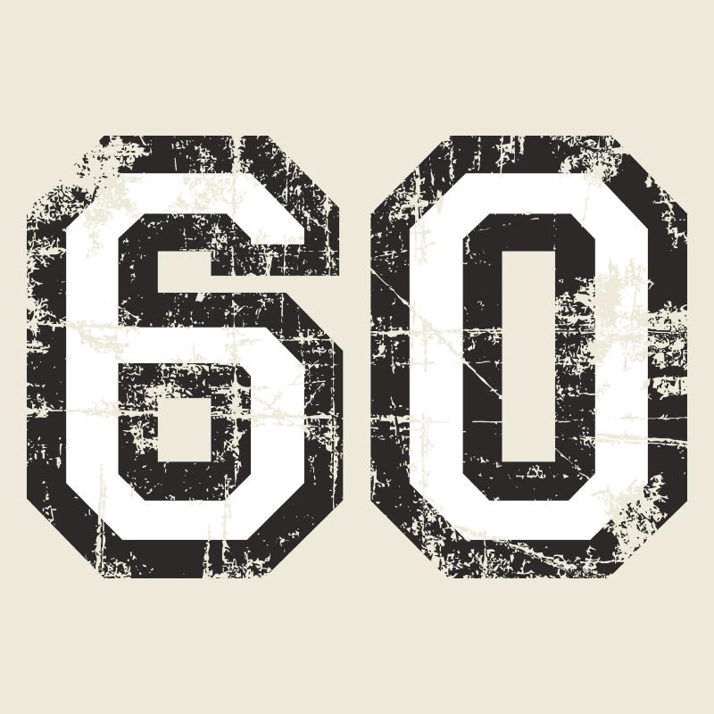 Nombre 60 Soixante 60e Design Anniversaire (FR)