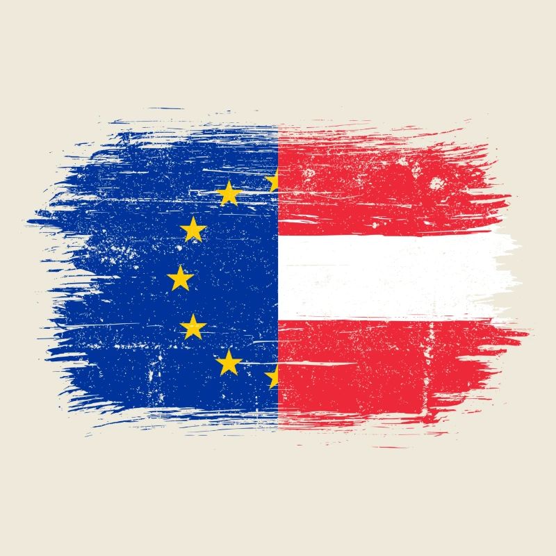 UE Autriche Drapeau Fusion
