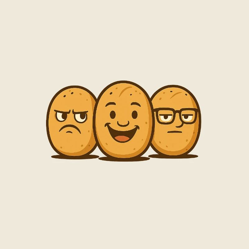 Brötchenbande – Des visages de pain cool dans un style rétro