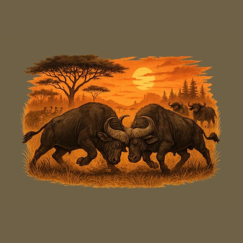 Bataille de Buffles – Puissance Sauvage.