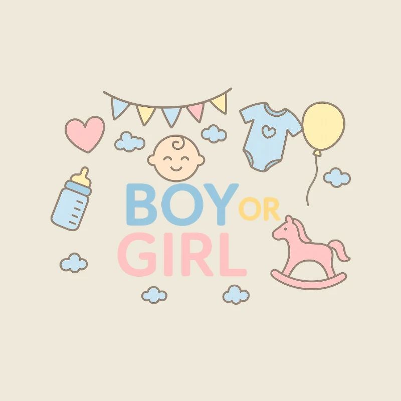 Garçon ou fille - Babyshower