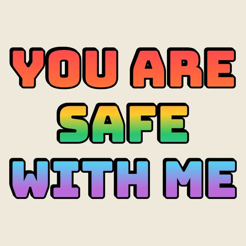 You Are Safe With Me - Espace sûr LGBT
