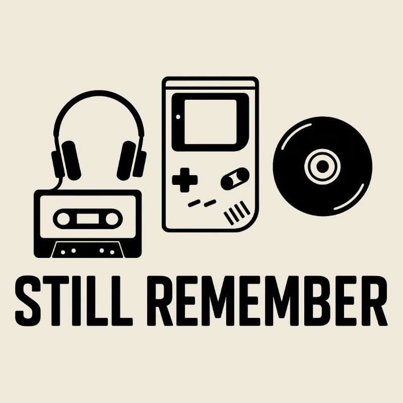 Still Remember T-Shirt – Retro 90er Nostalgie, Vint