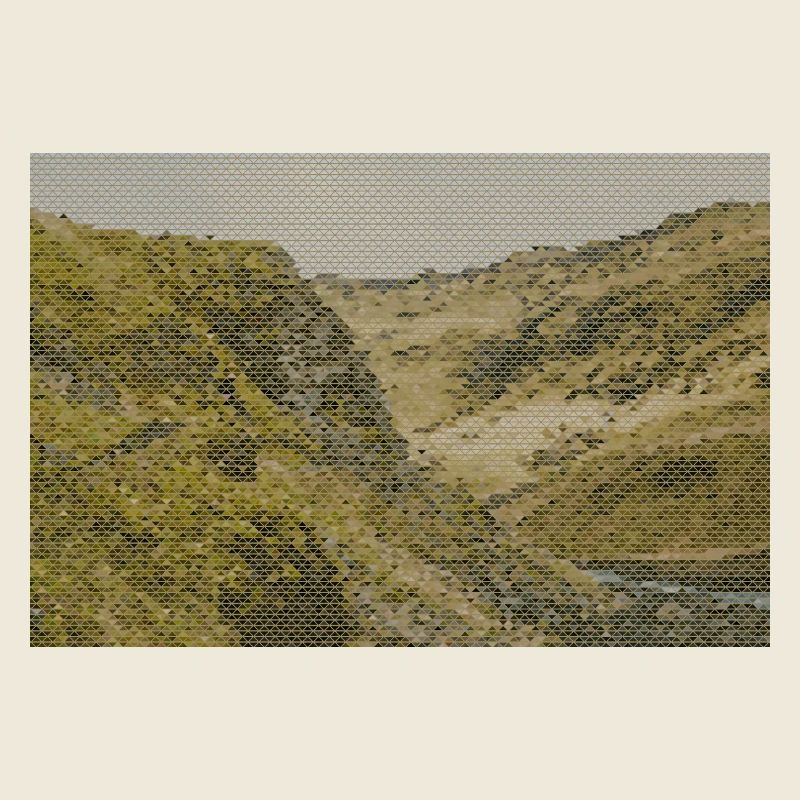 Geometric Mesh Canyon