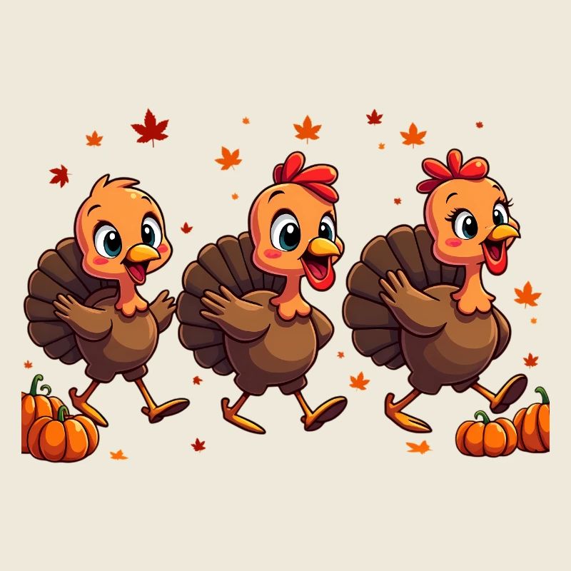 Bébé dinde de Thanksgiving