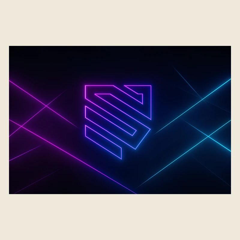 Neon Geometry Glow