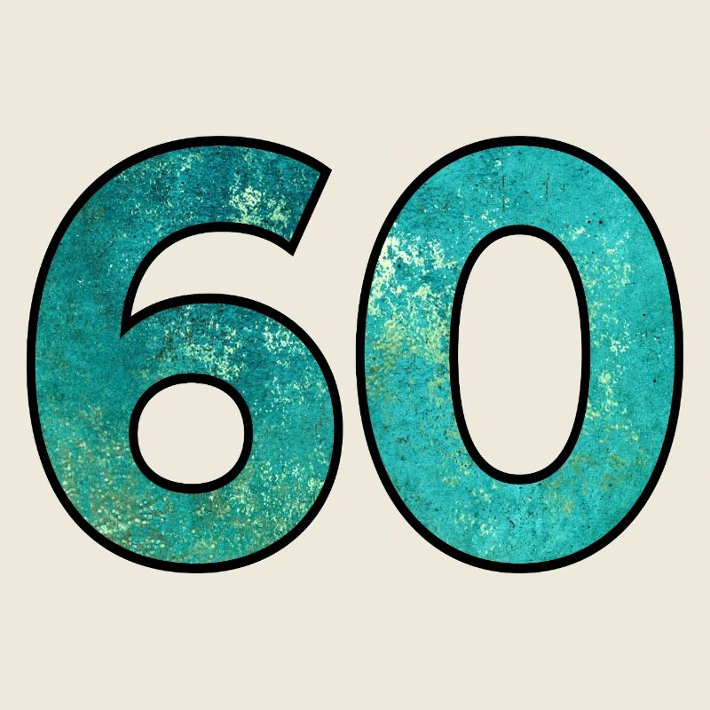 Number 60 - 60th Birthday