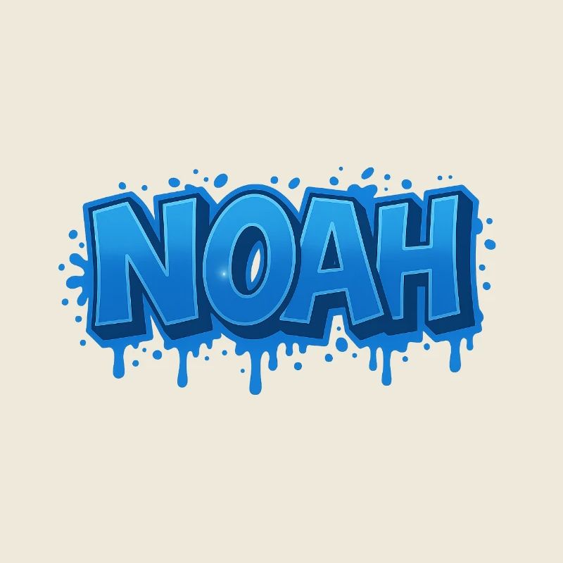 Graffiti-Name NOAH-Geschenk Ideal druckbar auf t