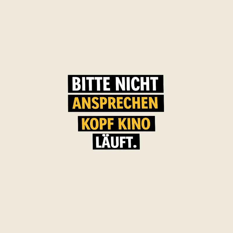 Bitte Nicht Ansprechen Kopf Kino Läuft