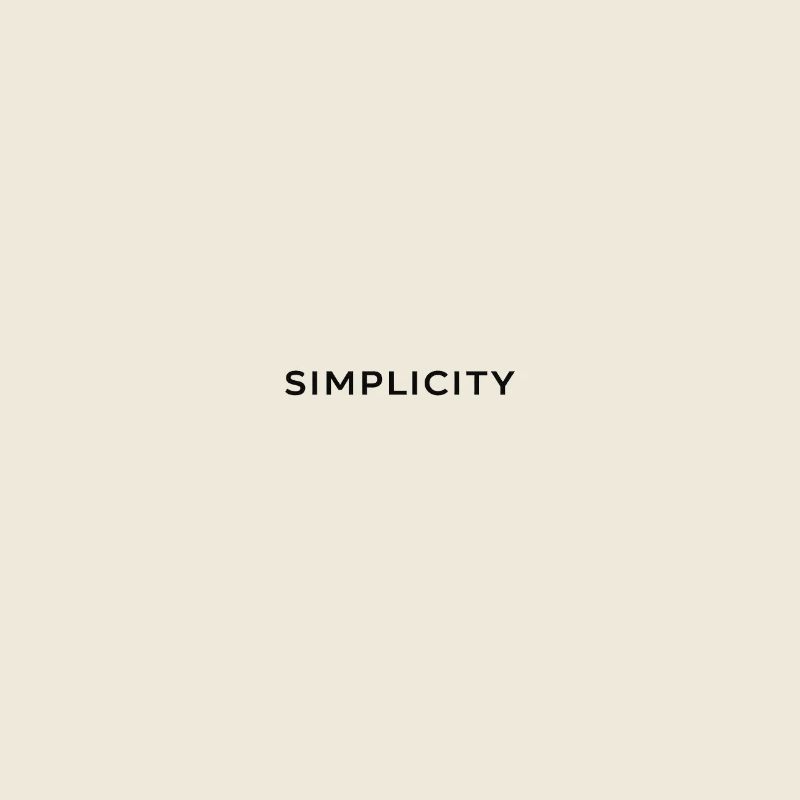 Minimal Simplicity Schriftart