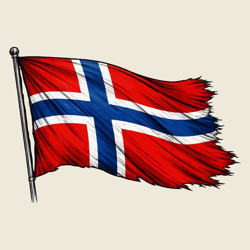 Drapeau de la Norvège