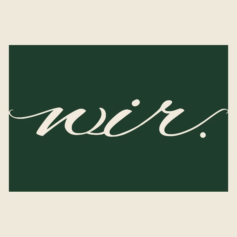 we. – minimalist couple shirt