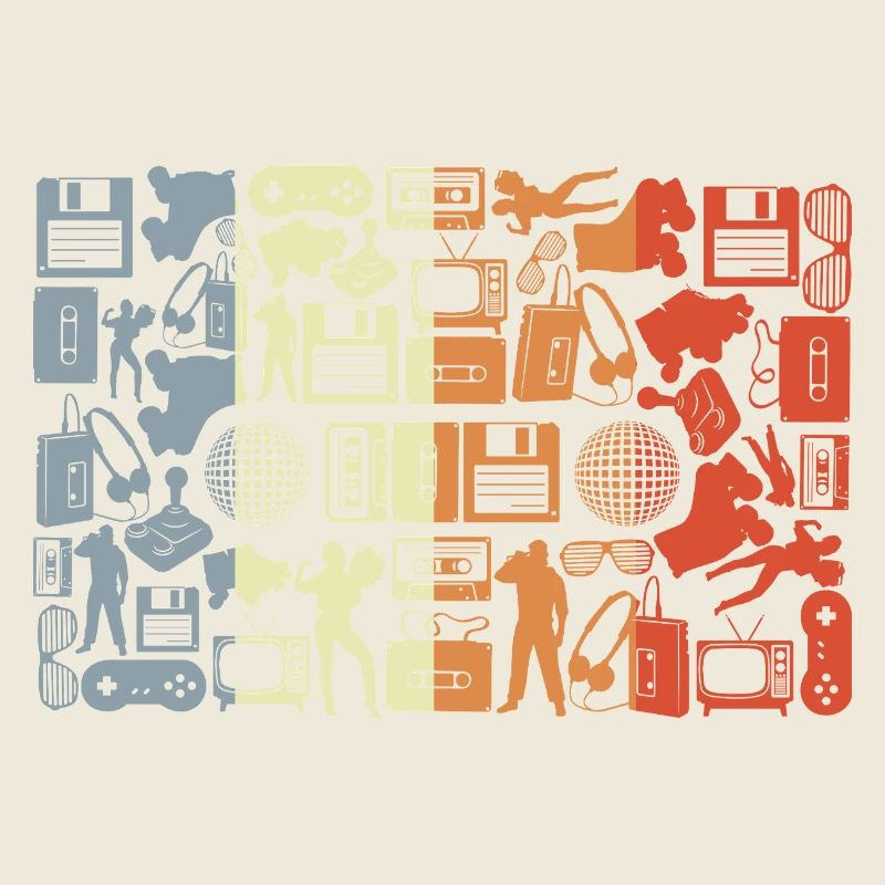Silhouette de cassette musicale