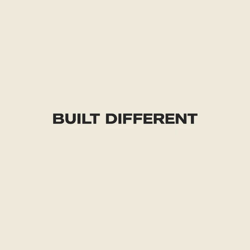 Construit différemment