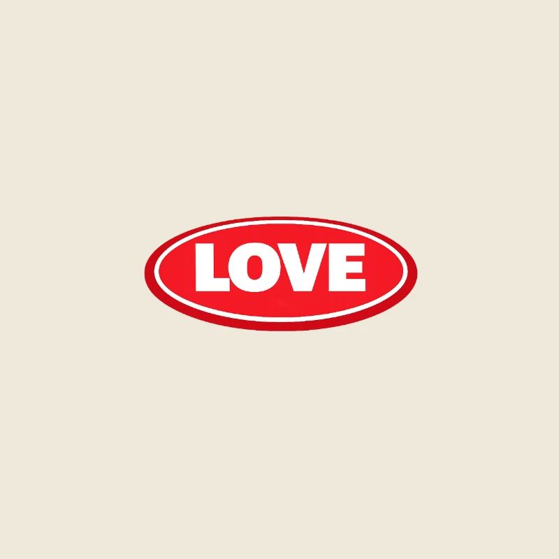 Logo Love stylé et stylé