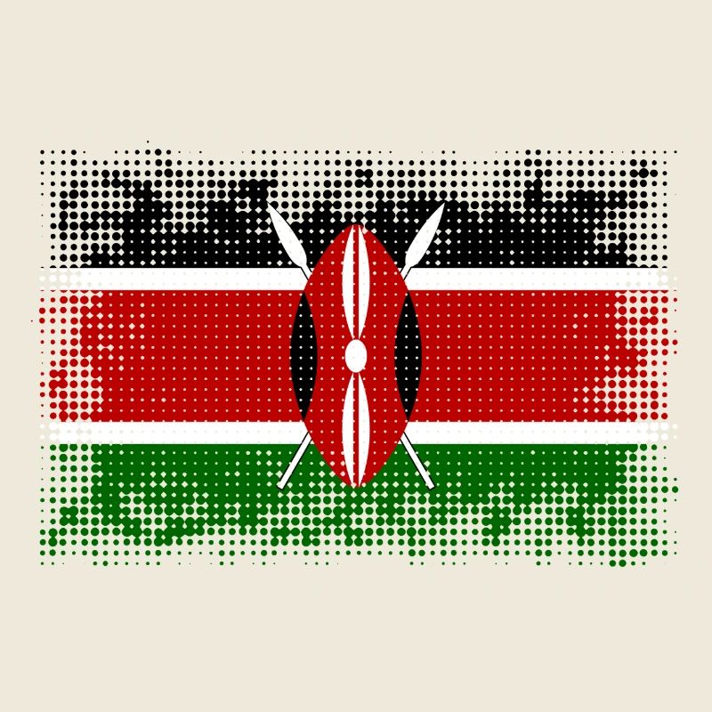 Pays du drapeau Kenya