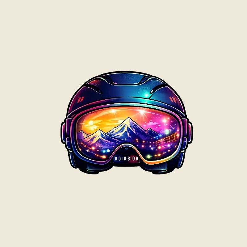 Colored helmet