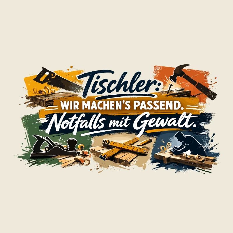 Tischler Spruch: Wir machen's passend