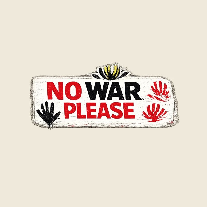 War No More – Sticker Peace & Humanity 