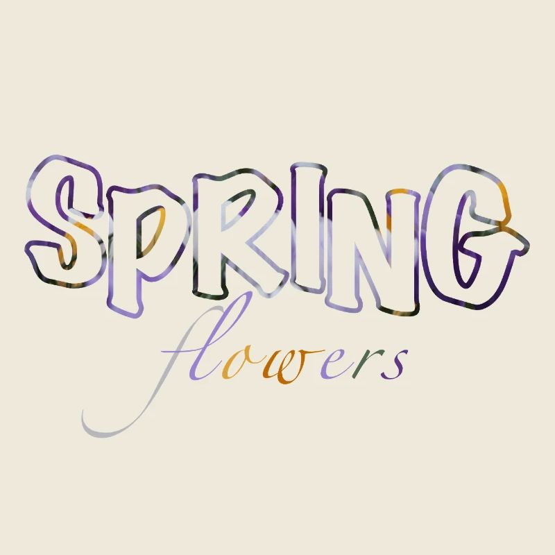Frühlingsblüten Farben der Krokusse
