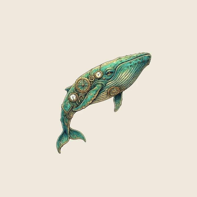 Baleine steampunk