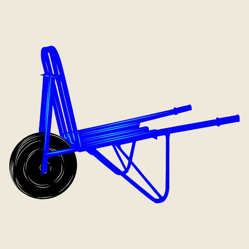 Pflasterstein-Schubkarren-Logo