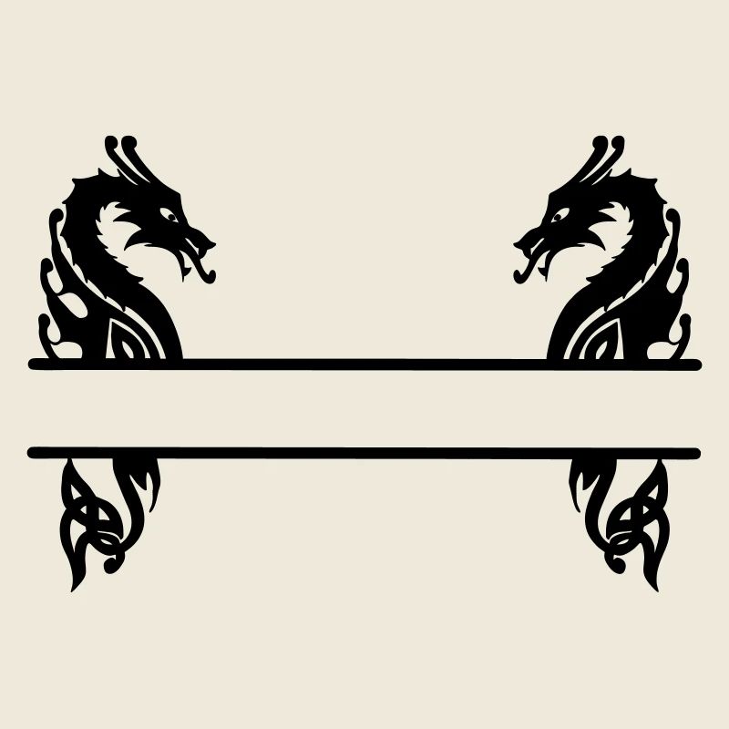 Wikinger zwei Drachen