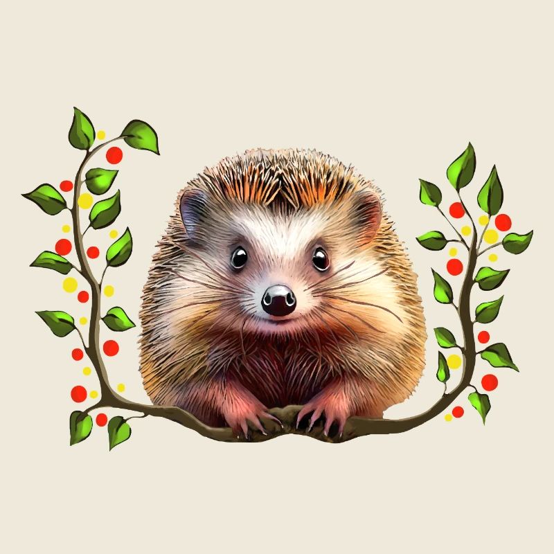 Christmas Festive Hedgehog
