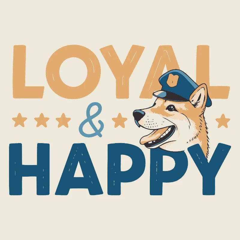 Loyal & Happy Graphic