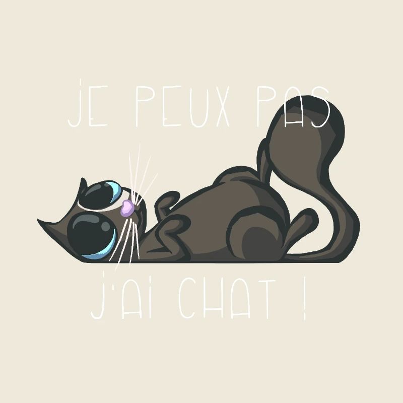 Je peux pas j'ai chat noir