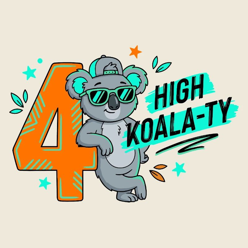 High Koala-Ty 4. Geburtstag