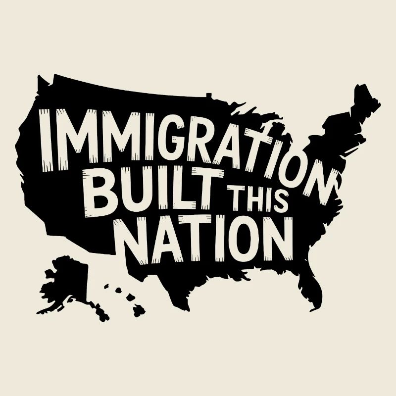Immigration built this Nation - Antifascist Tee