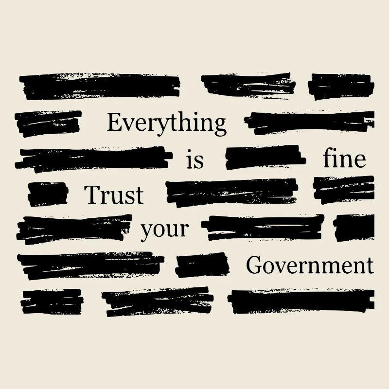 Everything Is Fine Trust Your Government Shirt