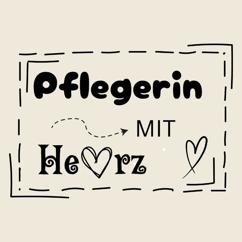 Pflegerin mit Herz