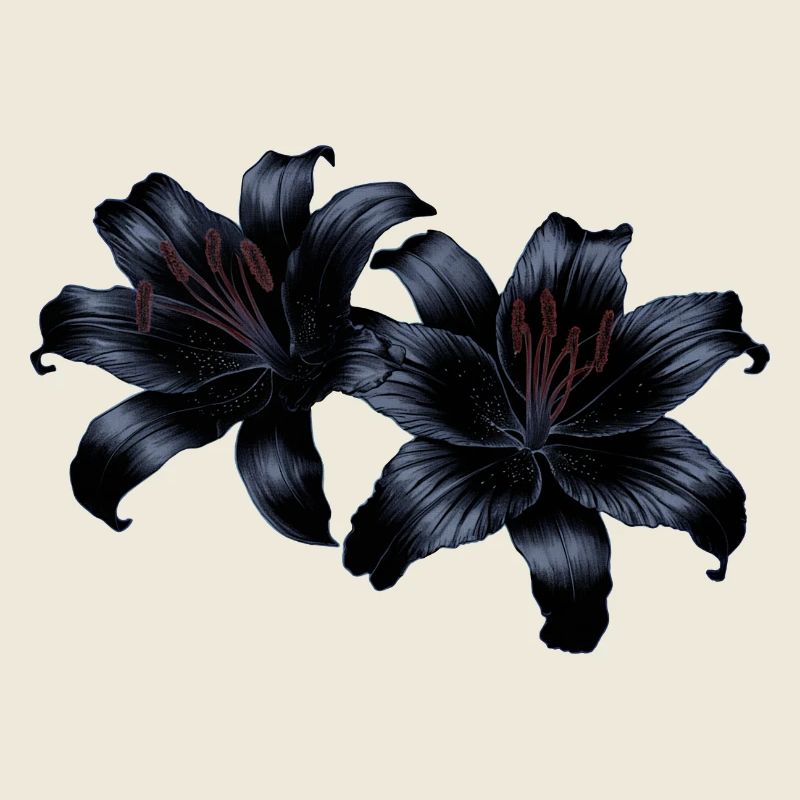 Lilien, blumen Outfits, goth