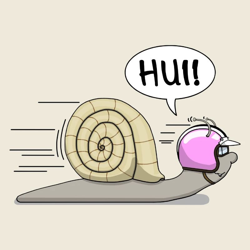 Racing snail - now also in pink