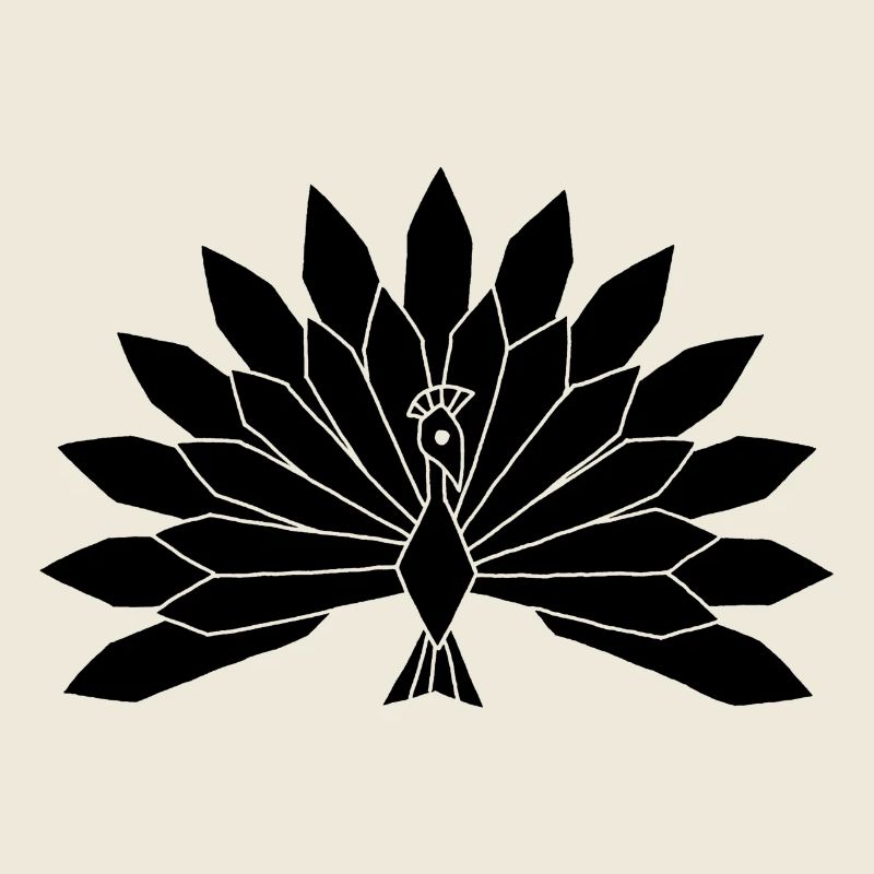 Der schwarze Pfau
