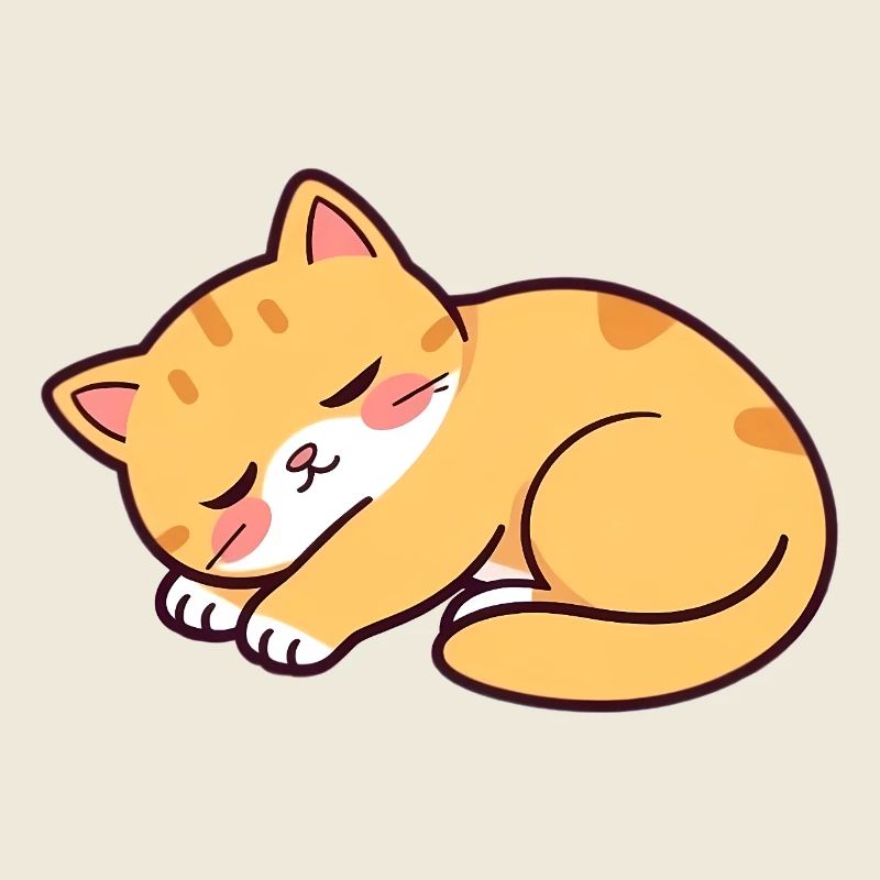 sleeping cat