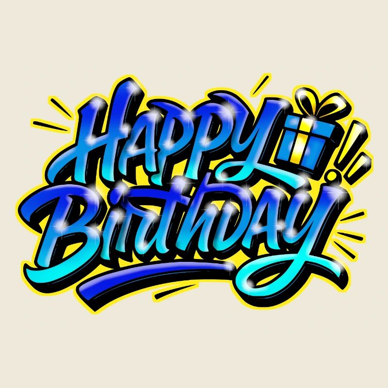 Joyeux Anniversaire Graffiti