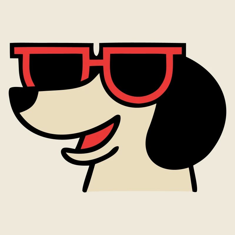 Cooler Dackel Brille Chef