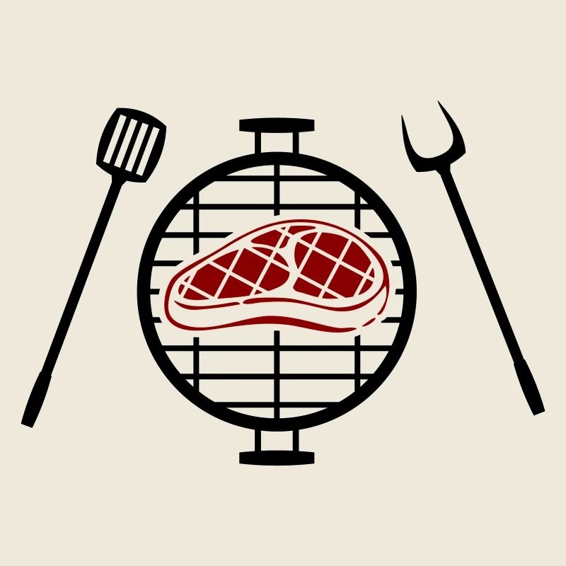 Red steak pattern print