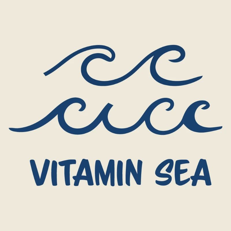 Vitamine Sea Ocean Waves Conception minimale de plage