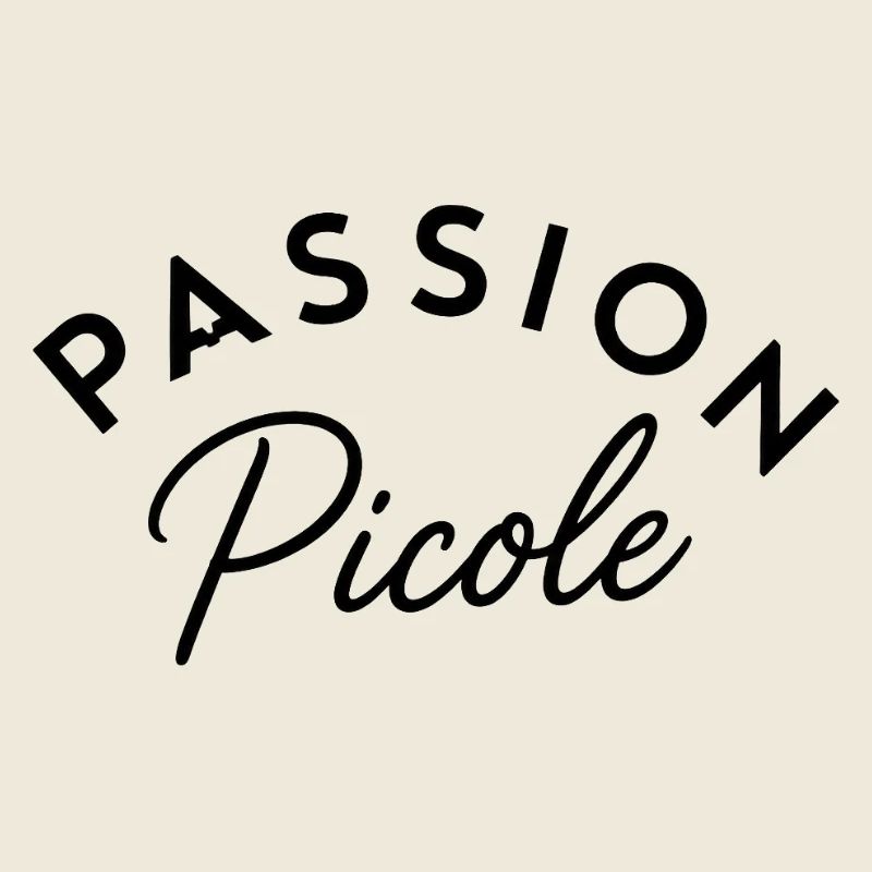 Passion picole – Design typographique humoristique