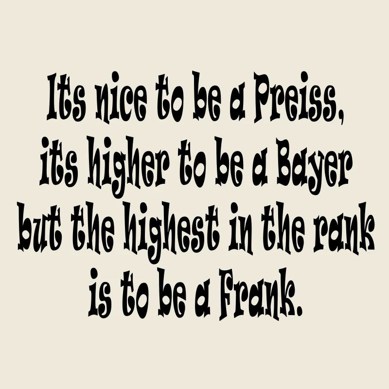 Its nice to be a Preiss ...