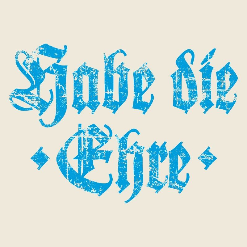 Habe die Ehre (Vintage/Hellblau)