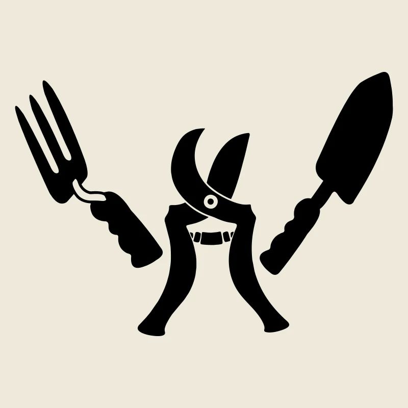 Gartengärtner bereit