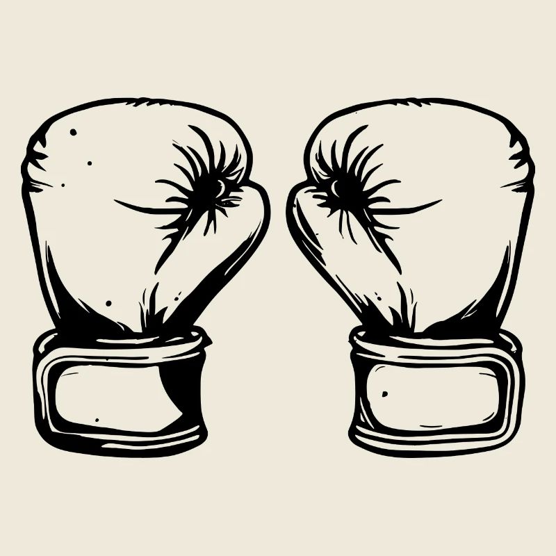 Boxhandschuhe Zeichnung