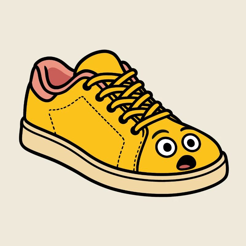 Chaussure surprise - Chaussure de dessin animé drôle