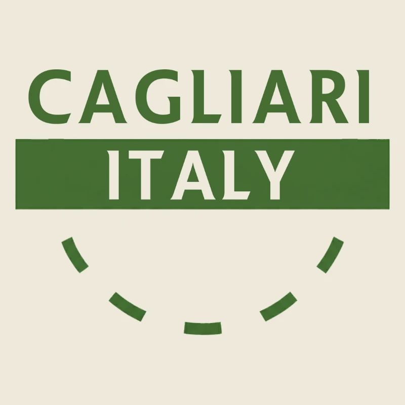 Cagliari Italie Logo Vert
