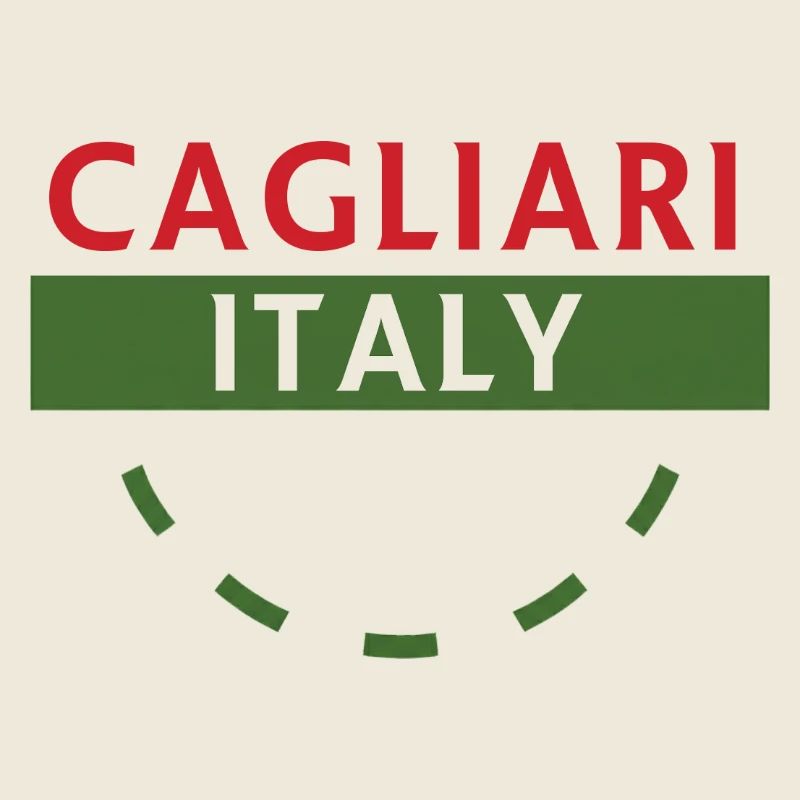 Cagliari Italie Emblème Graphisme